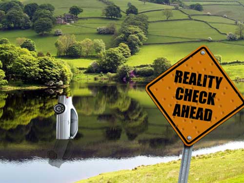 It's nice to go back to reality...maybe...