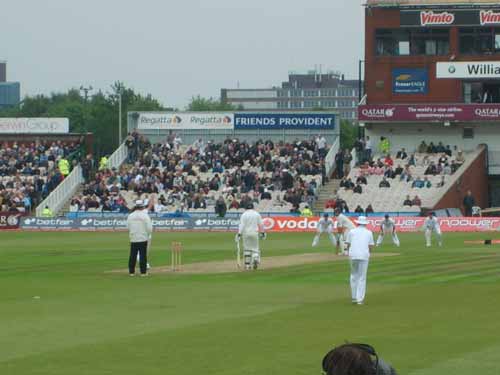 Hardcore action, ah no it's just more cricket.