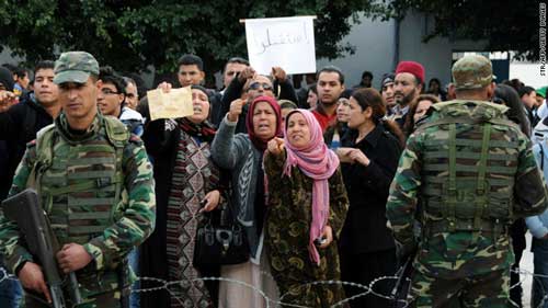 The queue for the car park took an ugly turn....