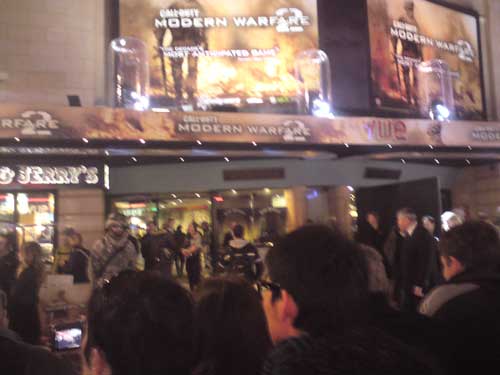 Wow, this was a better view than most premieres....