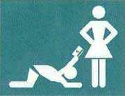 The only true way to keep a woman happy. Hand it over, that's a good boy...