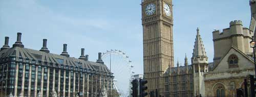 A familiar landmark for everyone outside the UK to relate to.