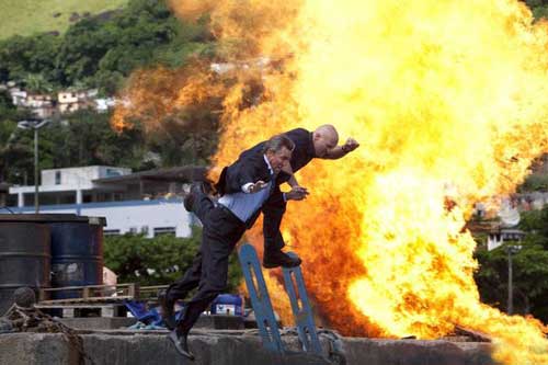 Look, an explosion, I never saw that coming....