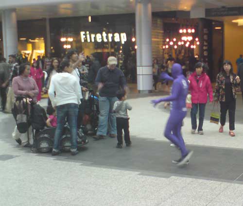 No, not that kind of purple monster....