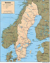 No, I've haven't shown Sweden highlighted because it looks like a penis.