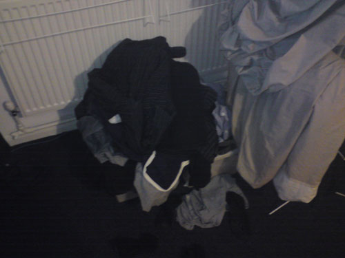 The thing is, I swear I heard a noise from that....