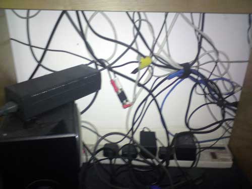 I wonder how many flies got caught in all this.